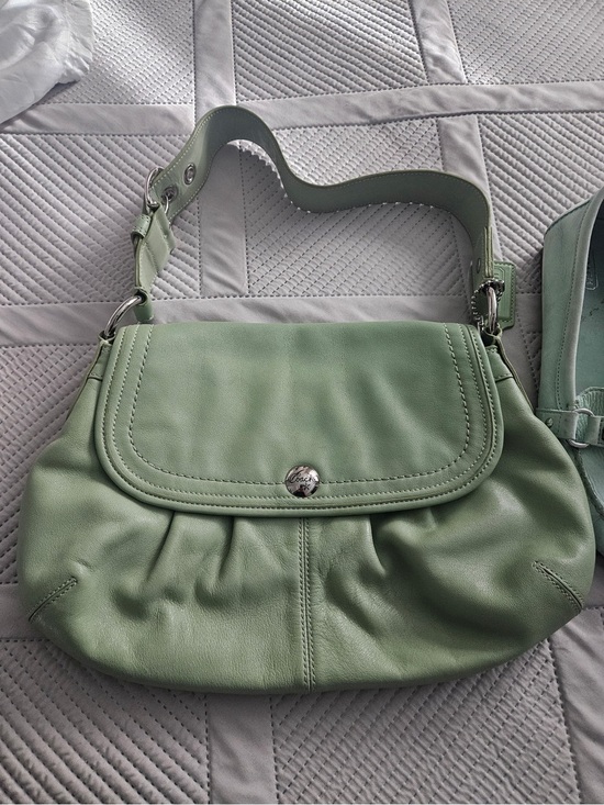 Handbags - Coach pastel green soho shoulder bag